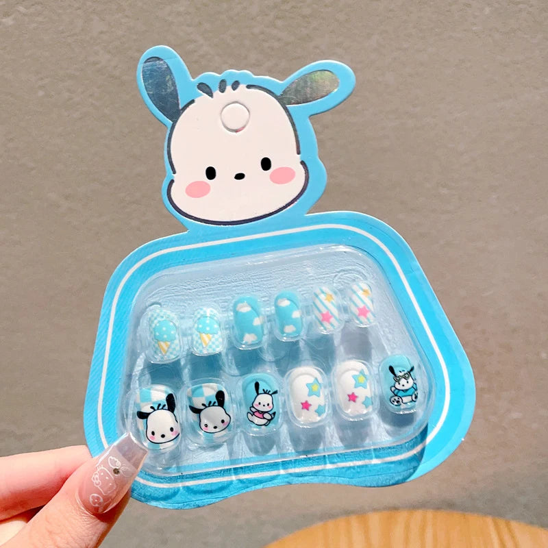 Hello Kitty Kuromi Nail Stickers Safe, Non-Toxic, Odorless Nail Decals New Removable Stickers Qme