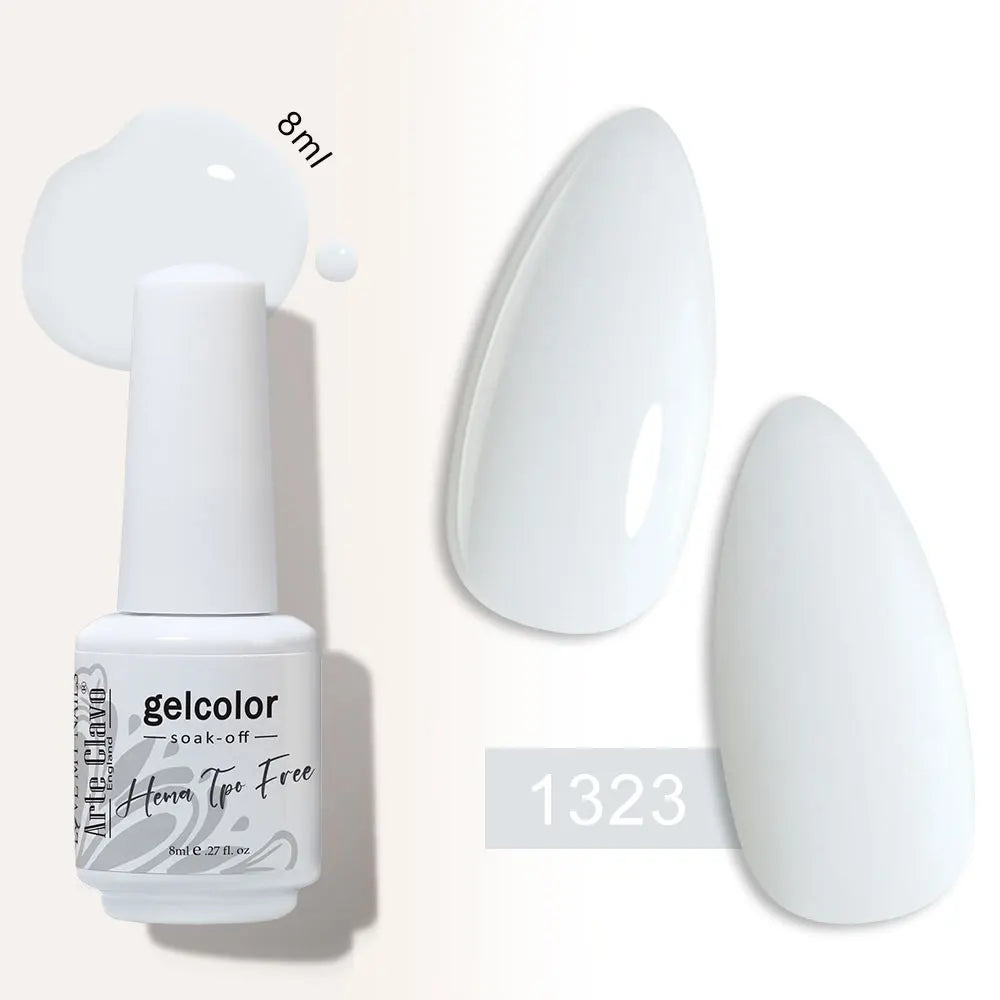 Arte Clavo Semi-permanent Gel Nail Varnish 180 Colors Semipermanent