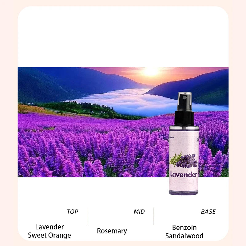 Alcohol-free Car Deodorant Spray Cocoa Strawberry Vanilla Cake Fresh Qme Lavender 100ml
