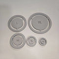 5 Sizes Pottery Foot Ring Template Consistent Base Ring Mold Ceramic Clay DIY Handmade Ceramic Pottery Making Supplies Qme 5pcs