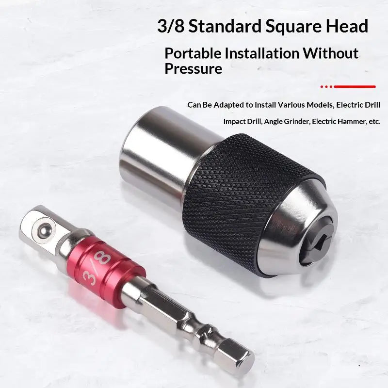 Electric Drills 3 Square Drive Interface Tap Socket M2-M6 M8-M12 Qme