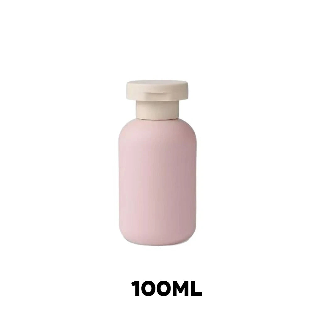 1 Soft Leakproof Travel Bottles Portable Squeeze Tubes Shampoo Lotion Qme Pink 1Pc