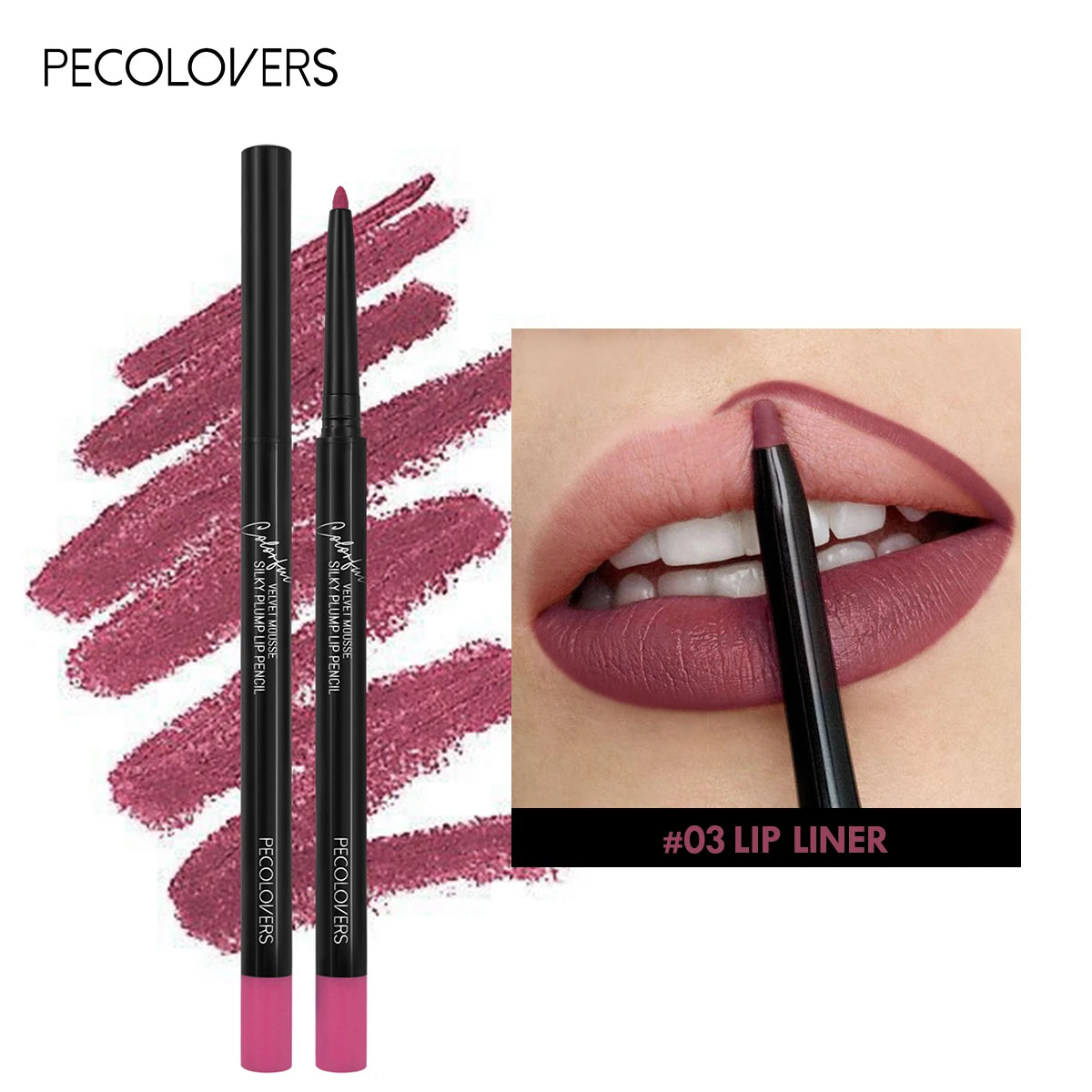 Nude Velvet Matte Lipstick Long Lasting Waterproof Rendering Qme 03