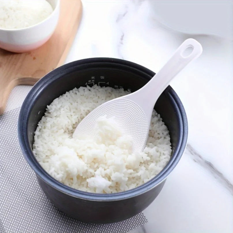 1pc Plastic Rice Paddle Spoon, Anti-Scald, Non-Stick And Easy To Clean Qme