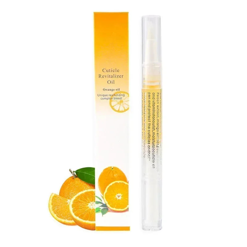 Nail Nutrition Oil Pen Prevent Agnail Nail Polish Anti-barb Nail Edge Oil Nail Treatment Cuticle Revitalizer Oil Nail Care Tools Qme orange-1Pc