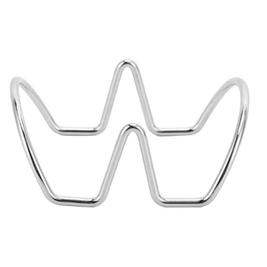 Taco Holder U Shaped Taco Rack Stainless Steel Taco Shell Stand Up Holder for Baking Party Gathering Taco Shell Stand Up Holder Qme 2 Shells