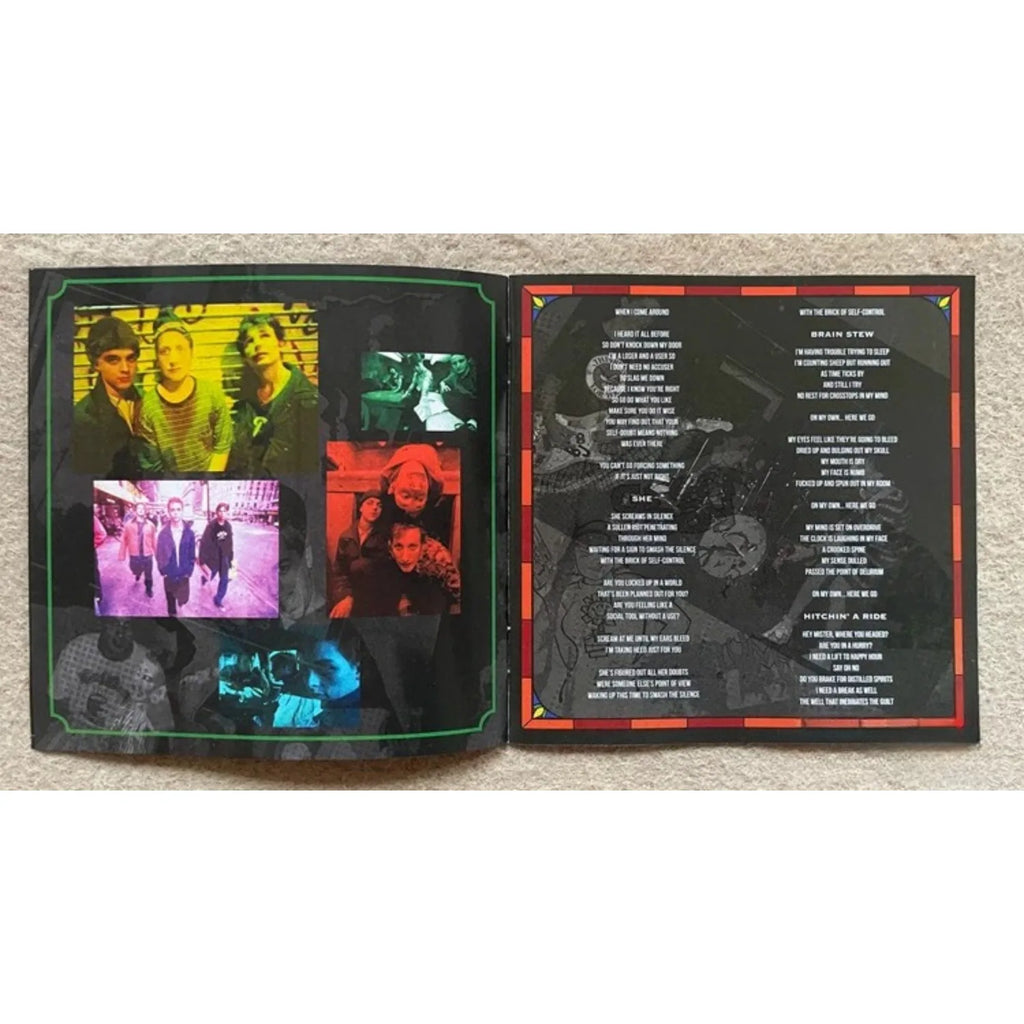 Retro Punk Music CD, Stained Glass Style Group Portrait Themed Cover, Greatest Hits Track Collection for Music Lover Qme