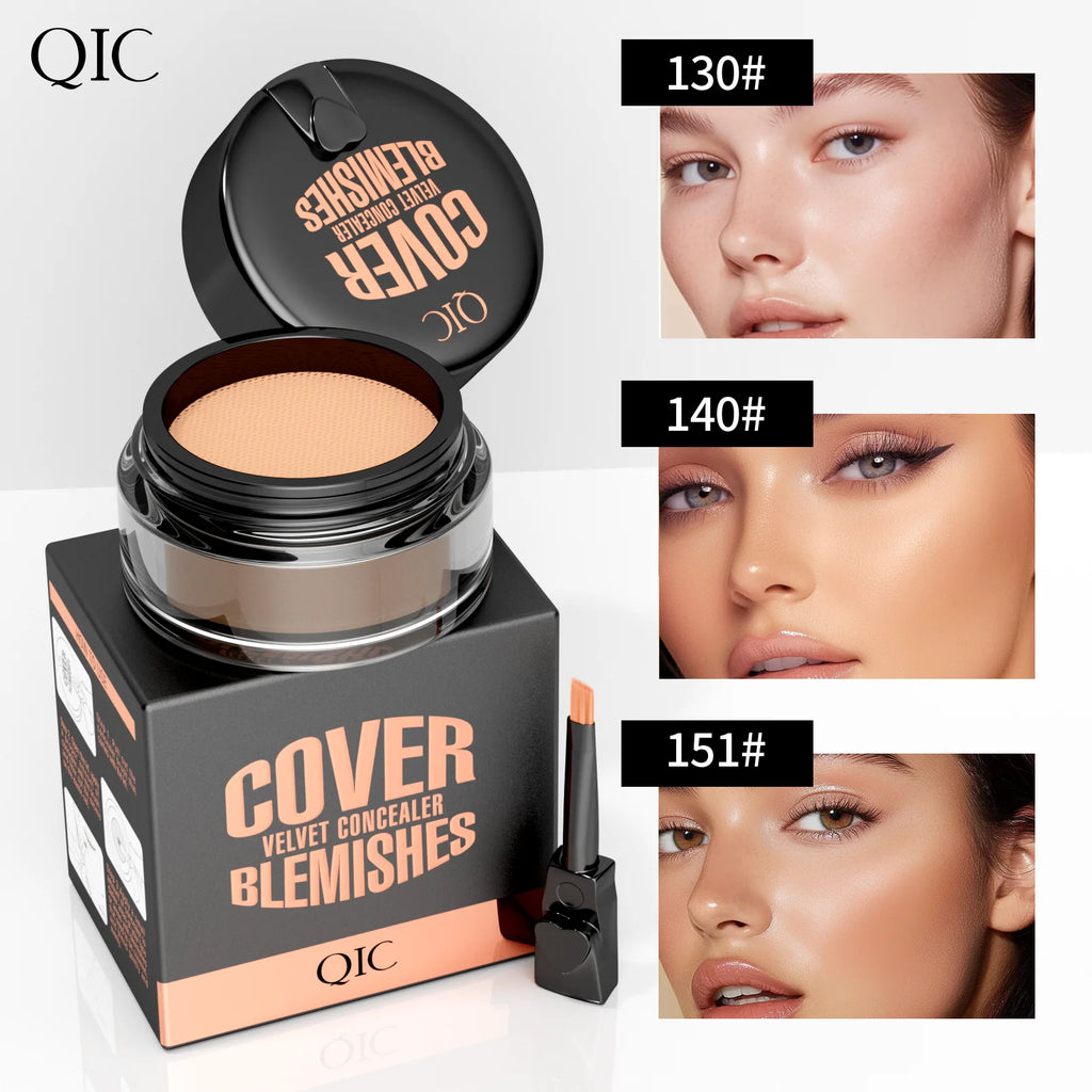 Waterproof & Sweatproof Concealer Cream - Tattoo coverage, Long-Lasting Foundation, Natural,Full coverage, All Skin Types Qme