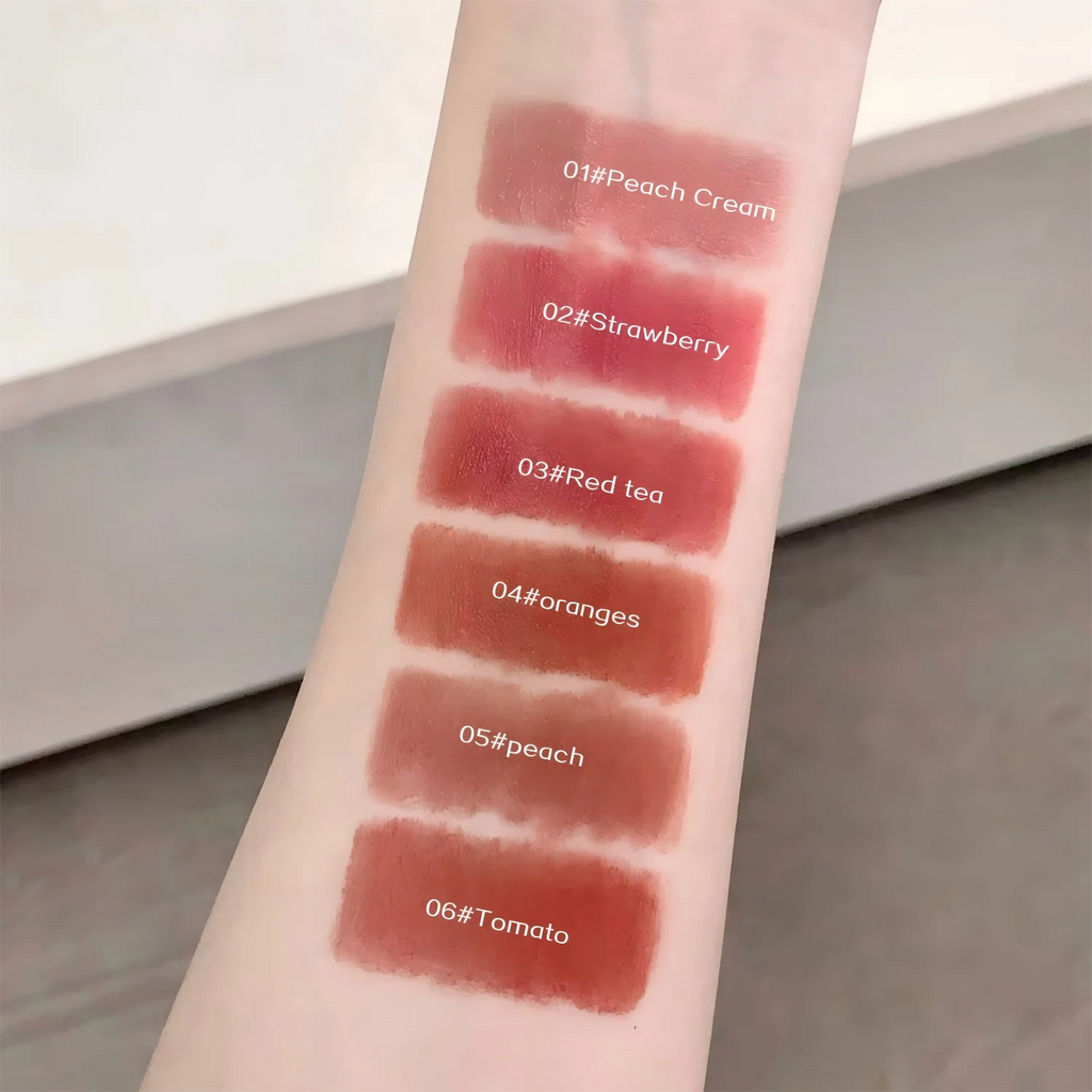 SHAQINUO Matte Velvet Autum&winter Lip Mud Cream Clay Long-lasting Qme