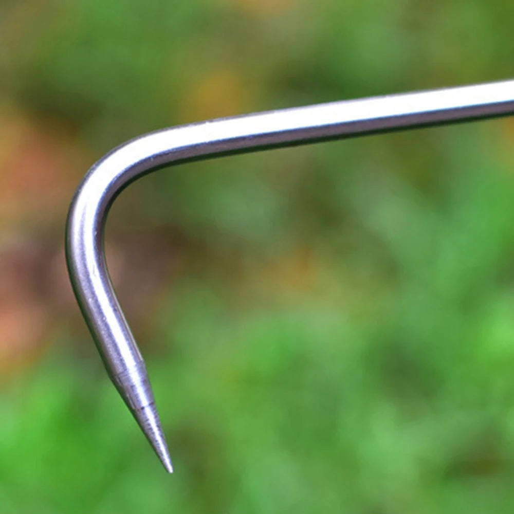 1PC Single Claw Hook Soil Loosening Tool Root Hook Garden And Gardening Tool Pot Bonsai Maintenance Root Picker Grass Puller Qme