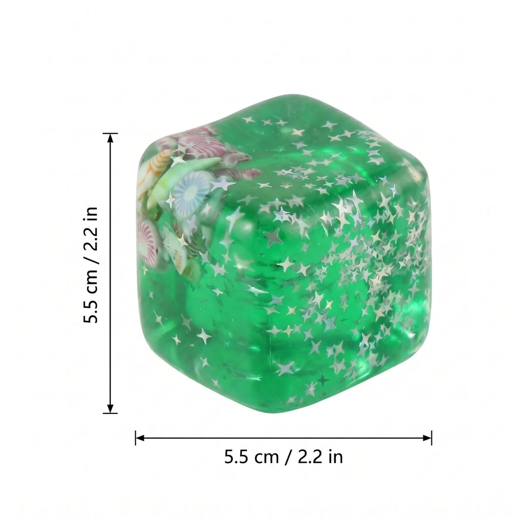 Maltose Ocean Cubes Stress Relief Squeezing Toy for Children and Adults Fun Casaul Working Studying Fidget Party DIY Decor Qme