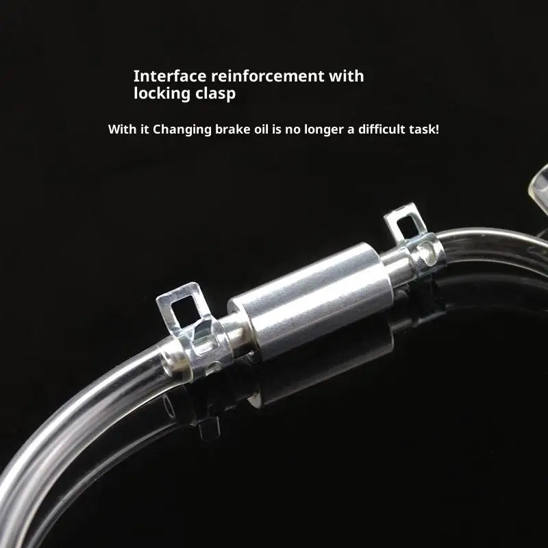 Car Clutch Brake Bleeder Hose Hydraulic One Way Valve Tube Bleeding Qme