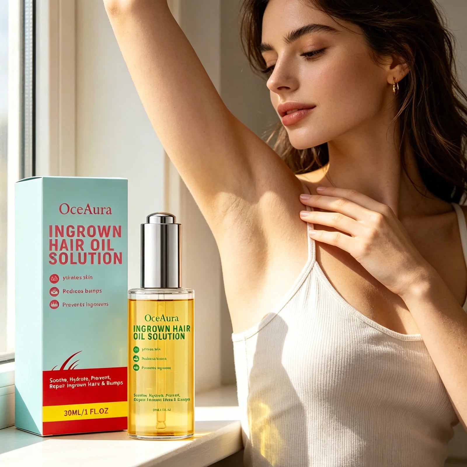 Oceaura Body Care Oil After Hair Removal Reduce Bumps Soften Cuticles Qme