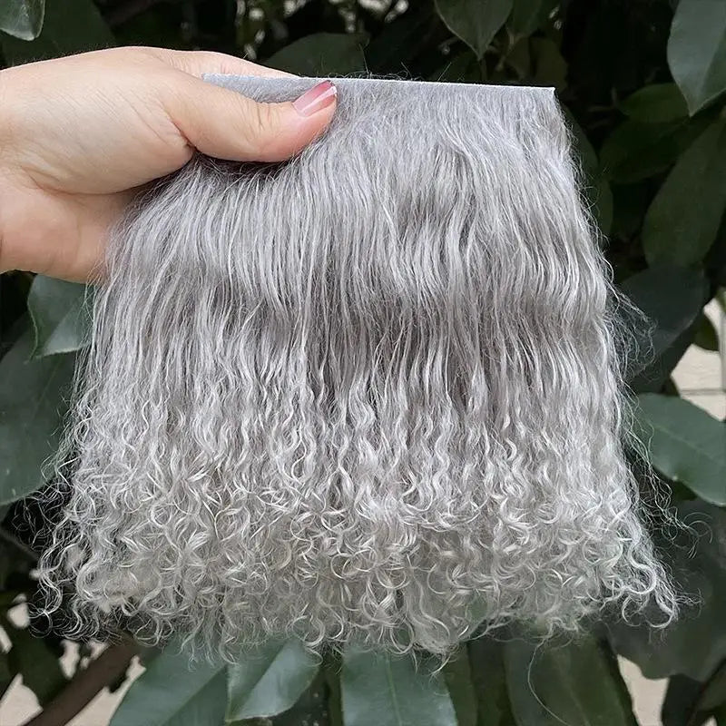 Dolls Accessories Mongolian Fur Sheepskin Wool Extensions Curly Qme A11