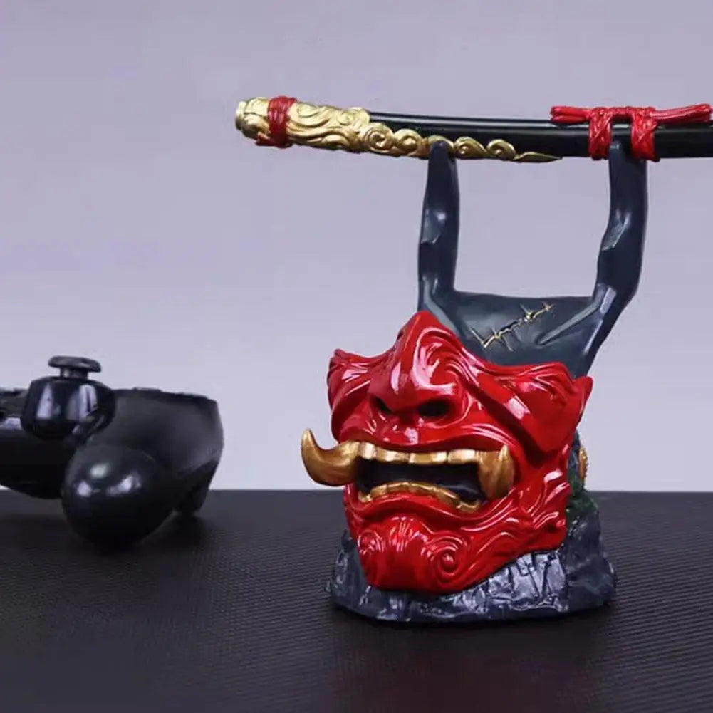 For Gaming Controller Holder One More Life Controller Holder Figure Headphone Stand For PS5/4 Gamepad Bracket Qme