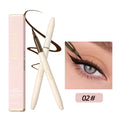 QIBEST Black Liquid Eyeliner Waterproof Lasting Eye Liner Pencil Quick Drying Not Bloom Natural Eyeliner Liquid Pen Makeup Tools Qme 02