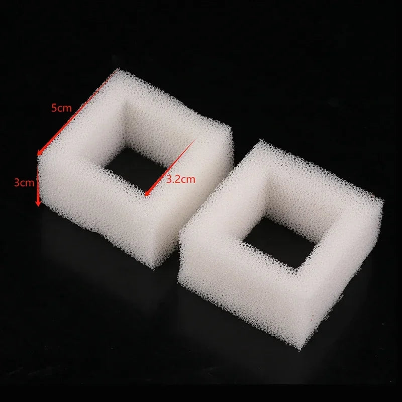 10Pcs Water Fountain Water Pump Foam Filters Compatible With Square Dispensers Pre-Filtered For Fresh & Clean Drinking Water Qme