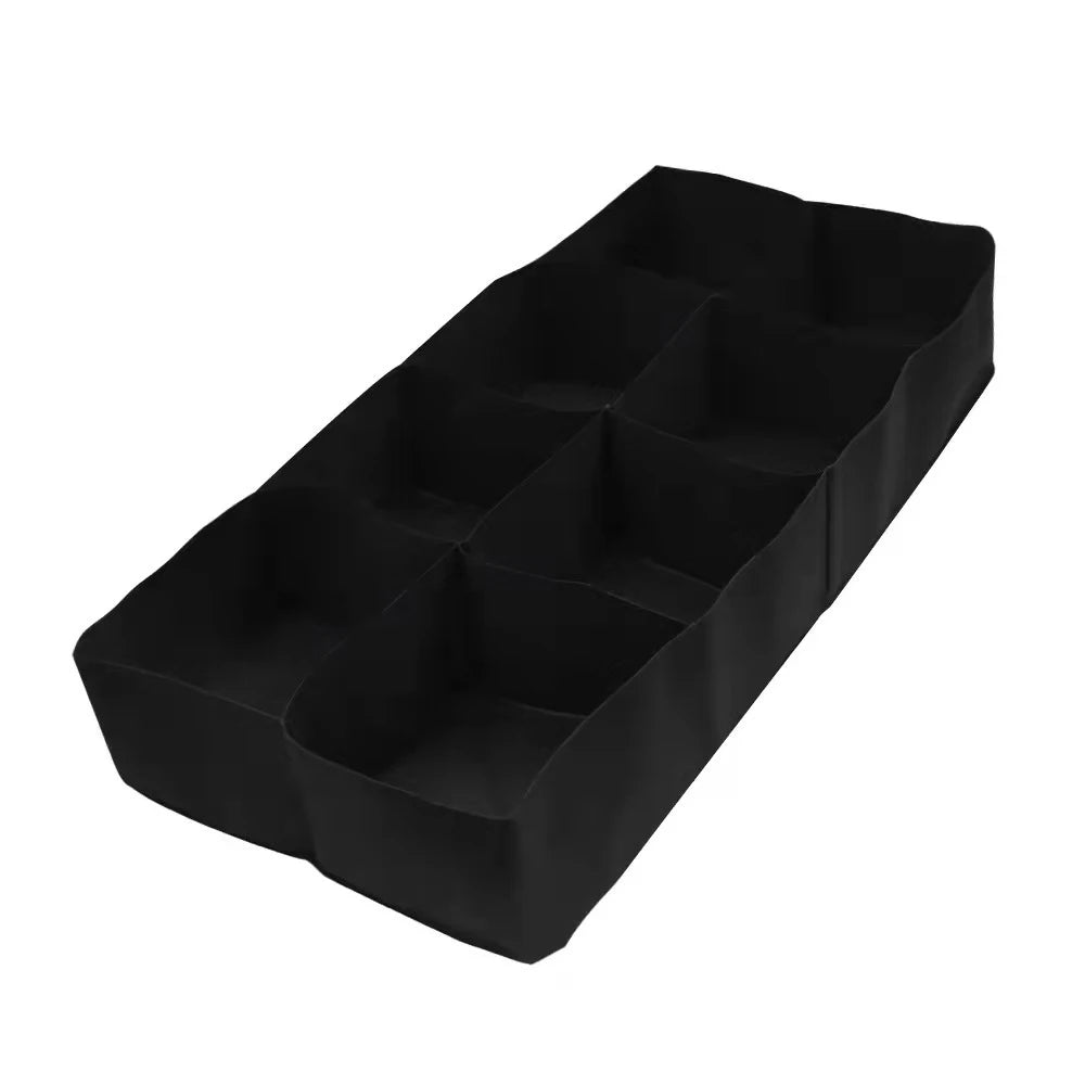 Growing Bag Garden Planting Bag Multi-gird Felt Rectangle Planting Nursery Pot Vegetable Tomato Potato Planting Container Plant Qme 180x90x30cm 1 Pocket