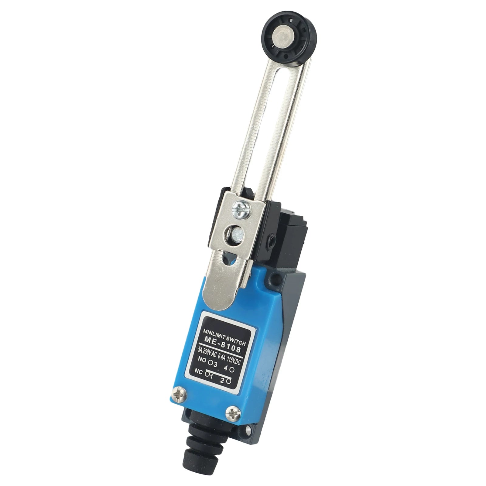 IP65 Waterproof Travel Switch ME-8108 Limit Sensor Switch Limit Switch Rotary Adjustable Roller Lever Arm Travel Switch 1NO1NC Qme Default Title