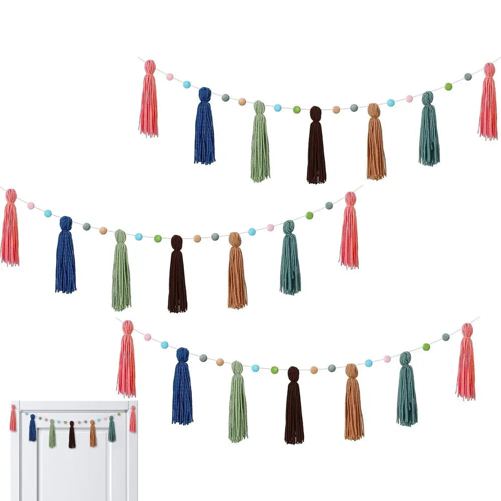 Boho Garland 3 Colorful Ribbon Seasonal Decorations Kindergarten Qme B China Mainland
