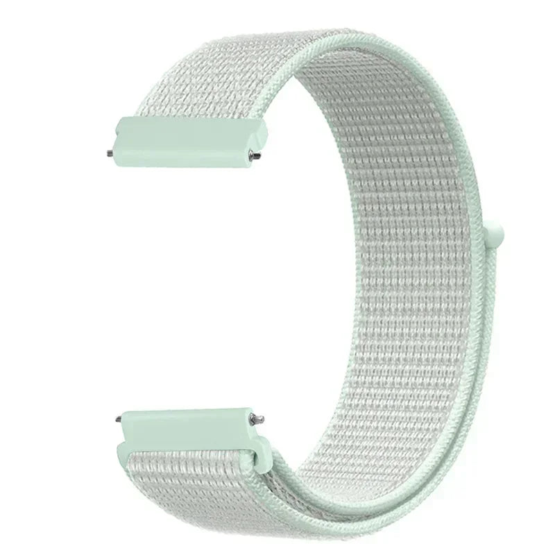 Nylon Loop For Garmin Forerunner 965 255 265 745 Bracelet For Garmin Vivoactive 4/Venu 2 3/Active/Fenix Chronos 22mm 20mm Strap Qme Spruce Aura For Amazfit Balance