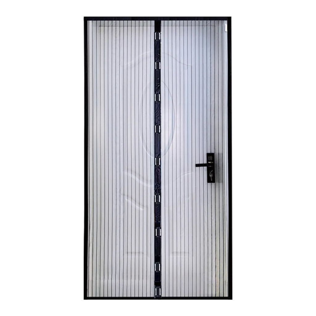 Fashion 2-Piece Magnetic Screen Door Self-Closing Mesh Curtain,Anti-Mosquito Breathable Net Home Bedroom Kitchen Balcony Door Qme