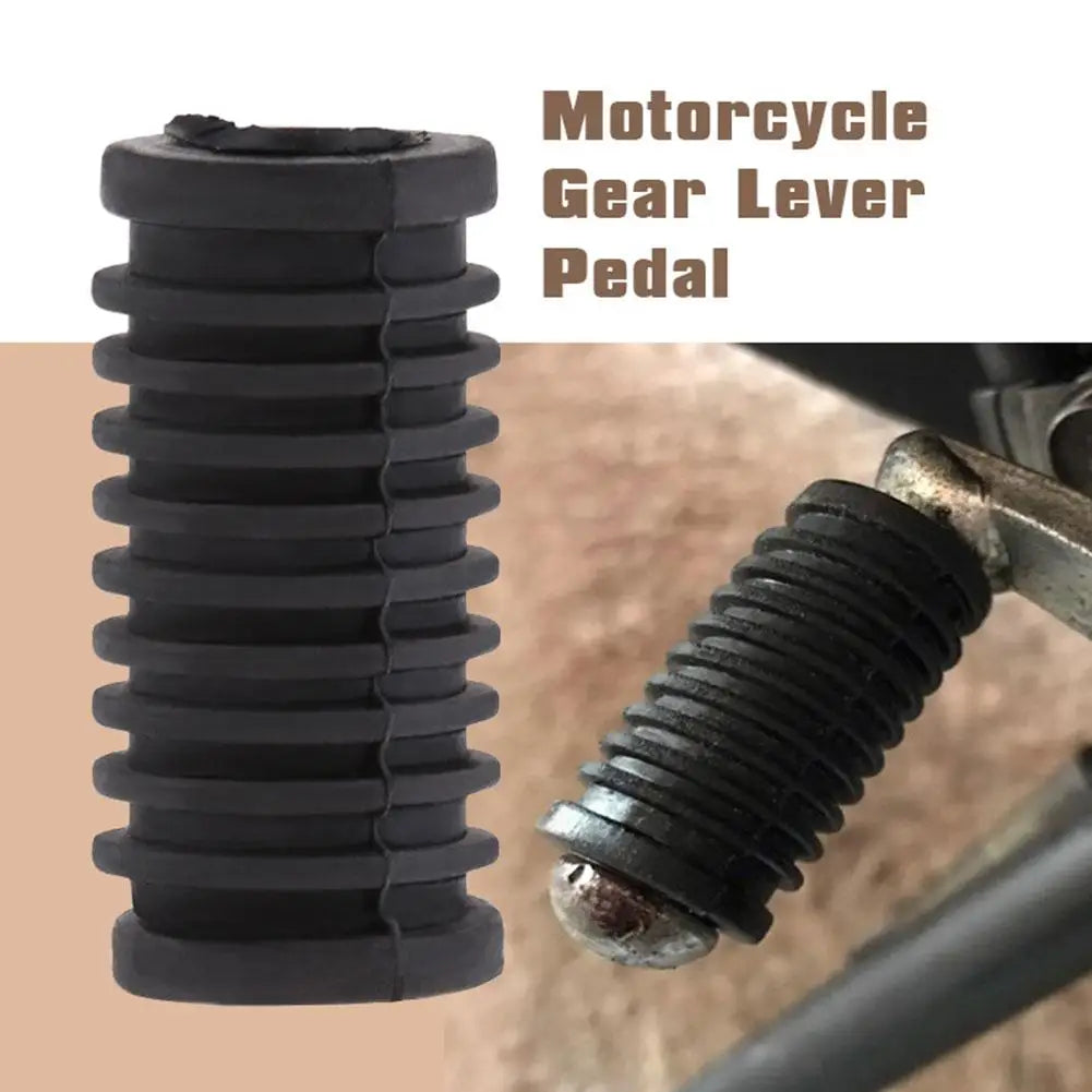 Motorcycle Gear Shift Lever Foot Pad Pedal Rubber Cover Universal Pedal Cover Shifter Lever Pad For Yamaha Suzuki Kawasaki Honda Qme