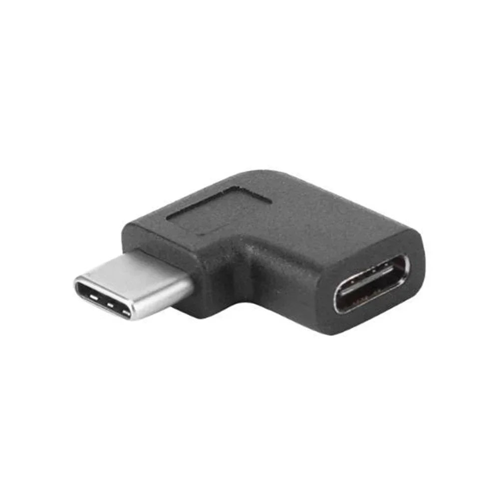 5pcs 90 Degree Right Angle USB 3.1 Type C Male To Female Converter USB-C Adapter for Samsung Huawei Smart Phone Portable Qme NO.2