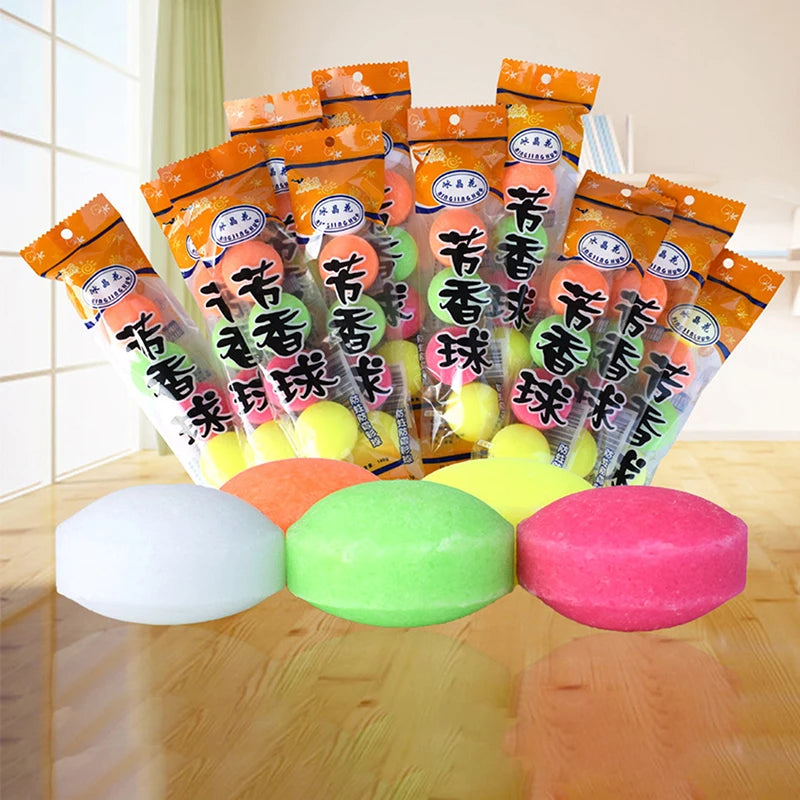 Standing Urinal Toilet Solid Ball Deodorant Aroma Ball Clean Mold Proof Flushing Practical Remove Odor Freshener Toilet Spirit. Qme