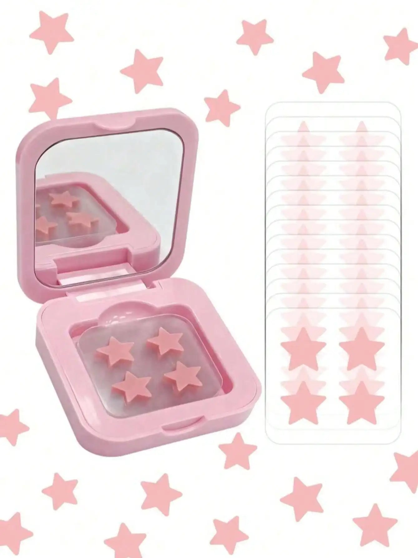 Box Cute Star Stickers Face Alcohol-free Fragrance-free Gentle Qme pink 900*900*700MM