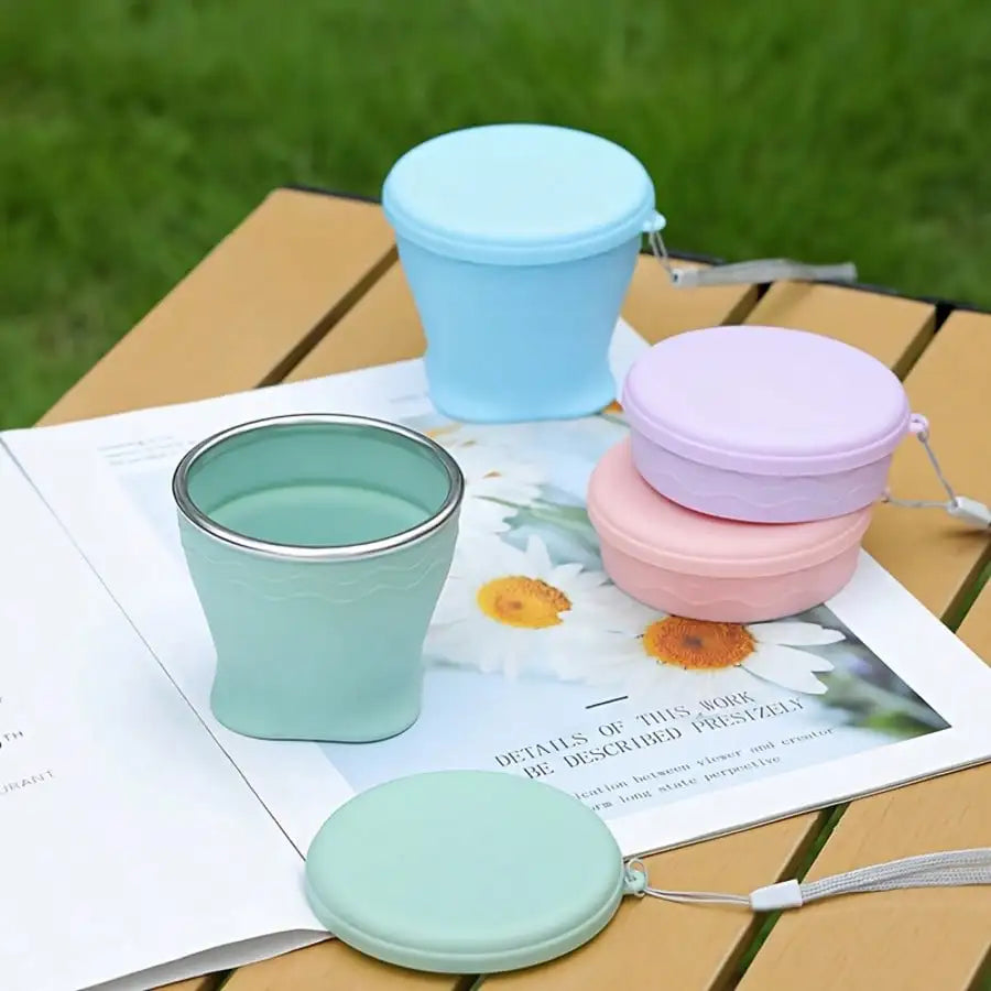 Portable Foldable Water Bridge Outdoor Camping Travel Cup 6 76 Ounce Qme