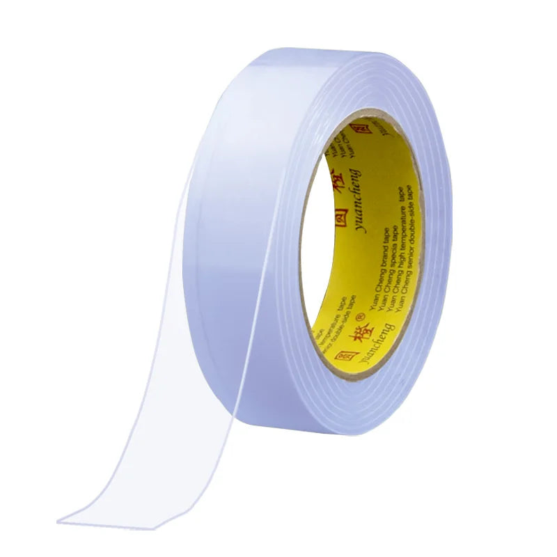 5M Nano Tape Double Sided Tape Transparent Reusable Waterproof Adhesive Strong Tapes Cleanable Kitchen Bathroom Supplie Qme 1Pcs-Transparent 1m 10mm