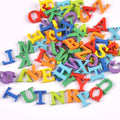 78pcs 1.5-2cm Random Mix Colorful Printed Alphabet Wooden Blocks Children Puzzle Materials DIY Scrapbook Wood Crafts Home Decor Qme mixed 78pcs