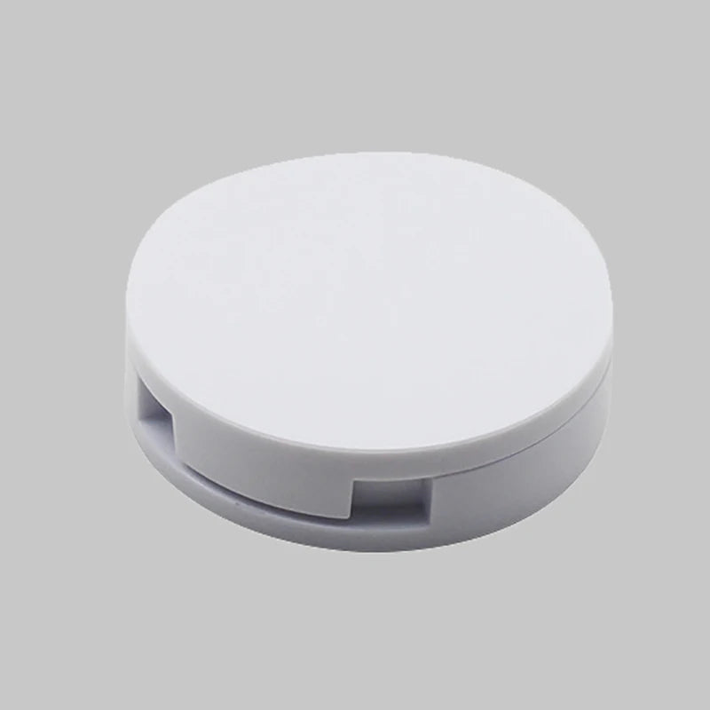 Portable Empty Palette Box Mirror Round Blush Eyeshadow Container Bb Qme