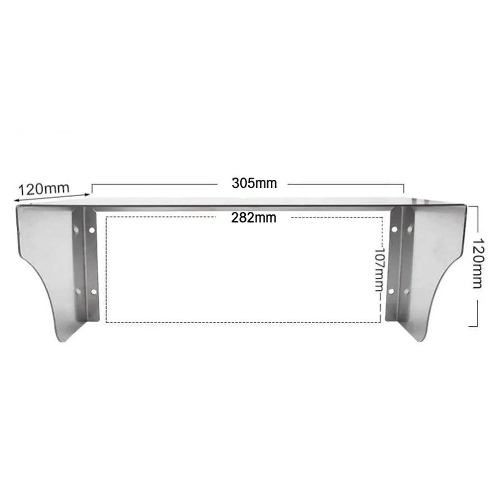 Stainless Steel Waterproof Socket Cover Doorbell Rain Cover Outdoor Switch Protection Socket Protective Cover Household Items Qme 305mm