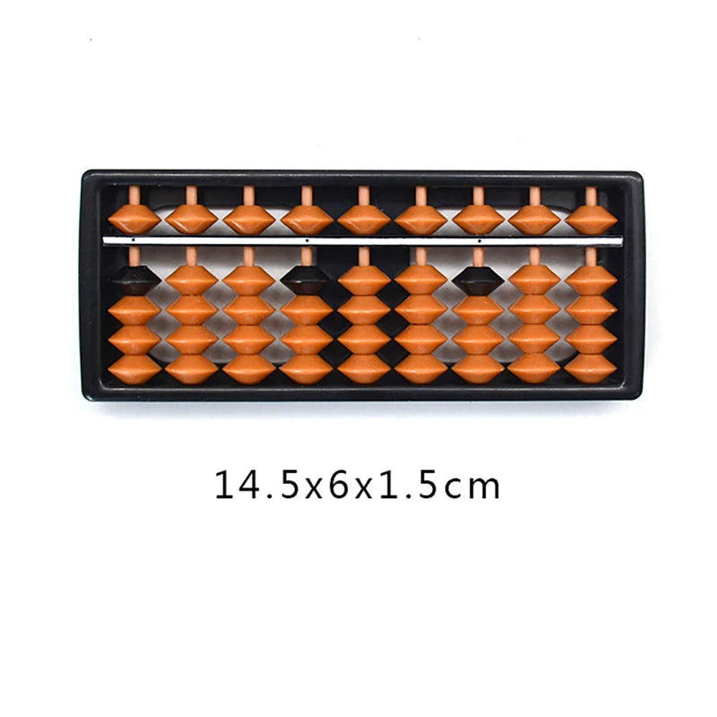 7 9 11 13 15 17 Digit Rods Standard Abacus Brown Bead Soroban Qme A2