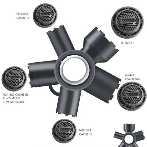 1Pcs Faucet Aerator Key 10 In 1 ABS Faucet Aerator Removal Tool For Threaded Aerator/Aerator With Housing Cut Edge&Round. Qme