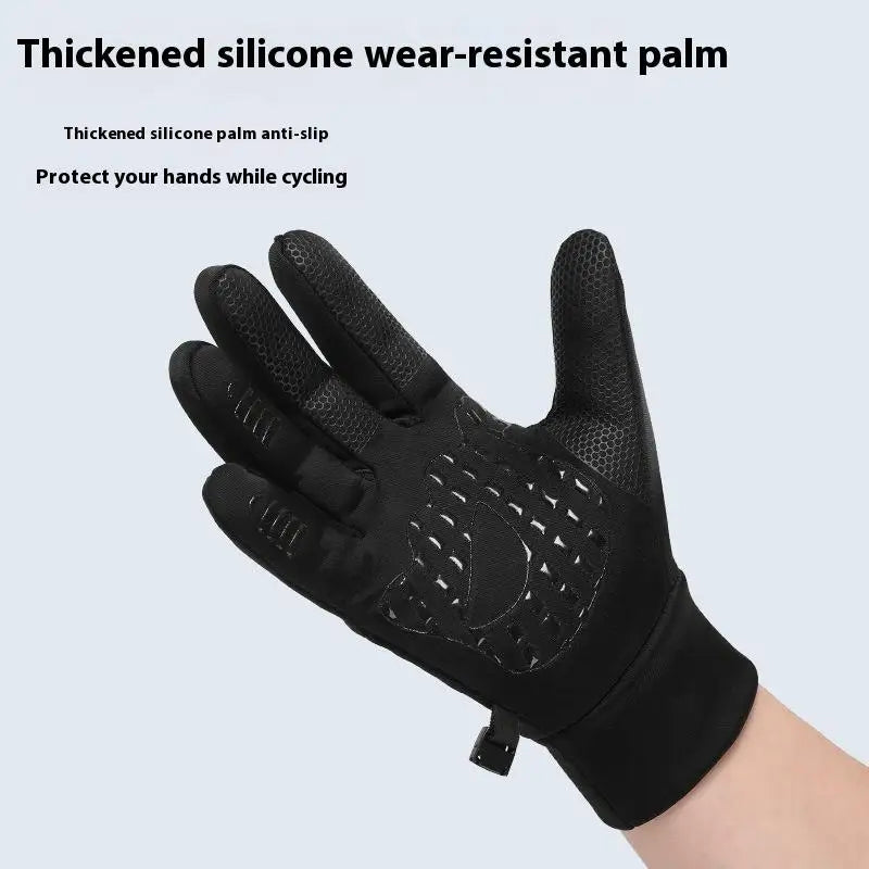 1Pair Winter Gloves Men Women Waterproof Thermal Glove Cold Weather Qme