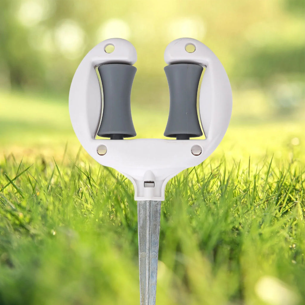 3Pcs Garden Hose Guide Spike with Roller Nail Top Water Pipe Positioning Holder Lawn Hose Protector for Garden Irrigation Qme