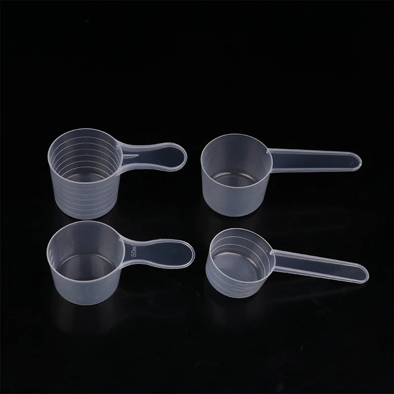 15 25 30 Transparent Plastic Milk Powder Spoon ML Graduated Kitchen Qme
