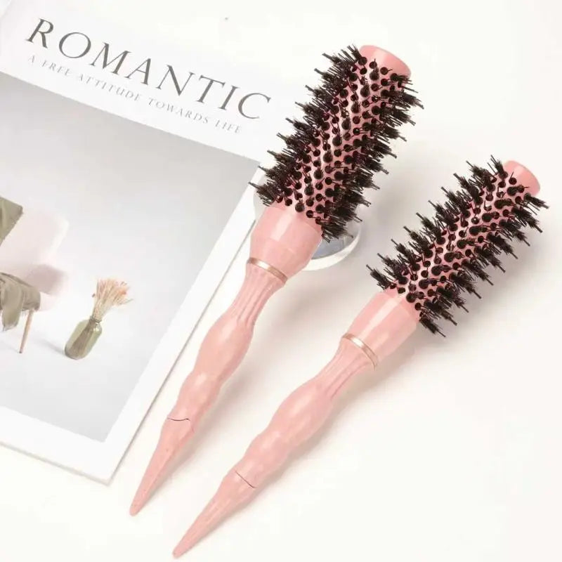 Curl Defining Barrel Salon Home Styling Gute Boar Nylon Roller Brush Qme