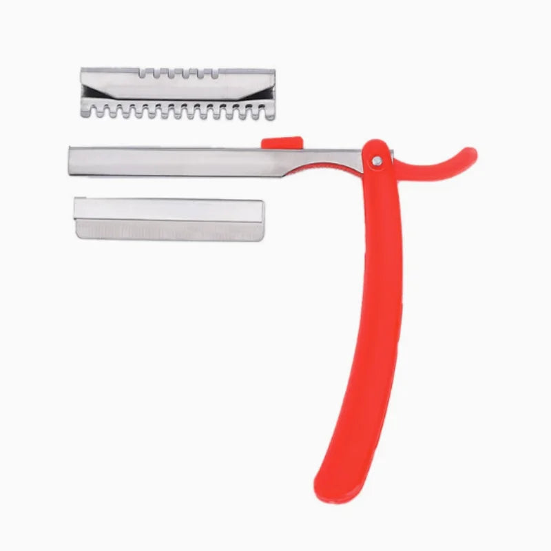 1/3/5/10pcs Professional Manual eyebrow trimmers Folding Hair Remover Stainless Steel Razor Eyebrows hair replaceable blades Qme