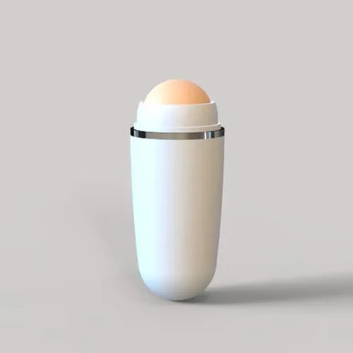 Face Oil Absorbing Roller Natural Volcanic Stone Massage Body Stick Qme White China Mainland