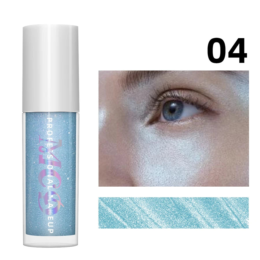 7-Color Diamond Liquid Highlighter Spray Waterproof Gloss Glitter Qme 04