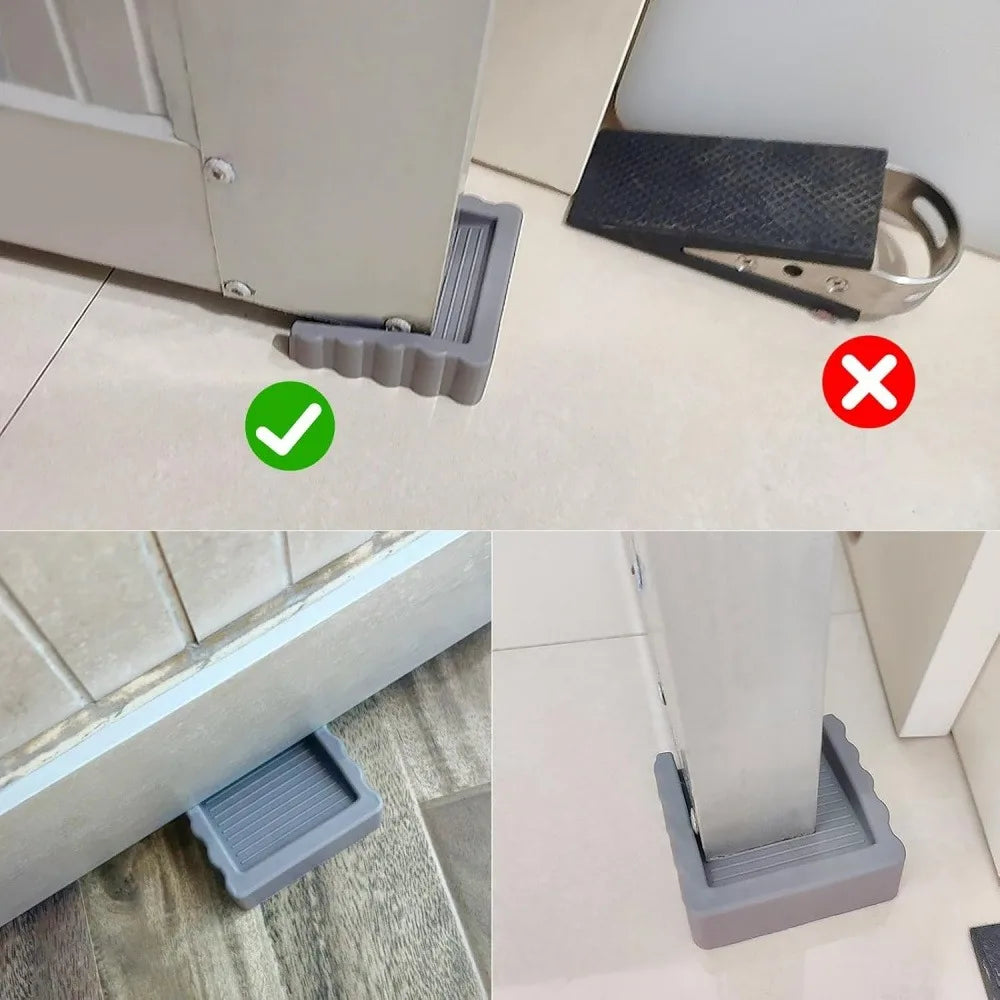 Silicone Under Door Draft Stopper Wall Protectors Anti Pinch Anti-Collision Wedge Windproof Door Tstopper Home Improvement Qme