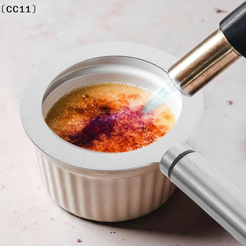 Professional Stainless Steel Brulee Rings Milk Tea Cups Baking Tools Qme