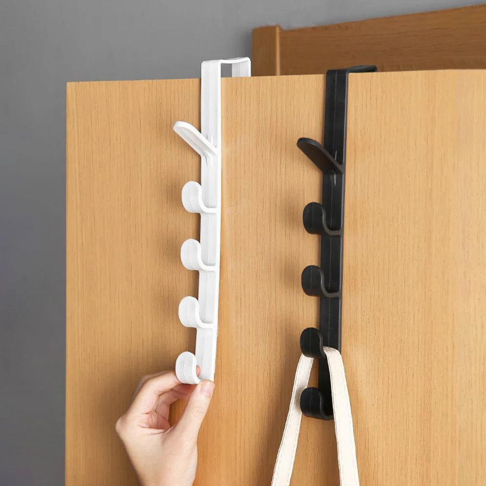 Behind the Door Coat Hook Hanger Behind the Door Cabinet Wardrobe Dormitory Door Hook Storage Rack Qme