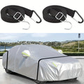 2pcs wind proof belts for car cover - adjustable safety protection, wind proof fixation, durability, weather resistance, Qme 2pcs