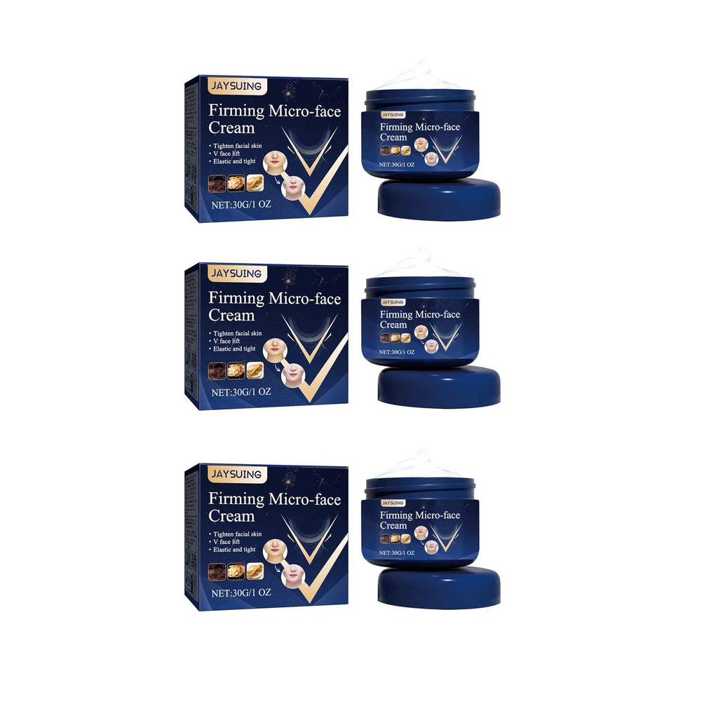 V-Shape Slimming Cream Tighten Mandibular Line Double Chin Lift Firming Face Fat Burning Massage V Face Cream Facial Skin Care Qme 3Pcs