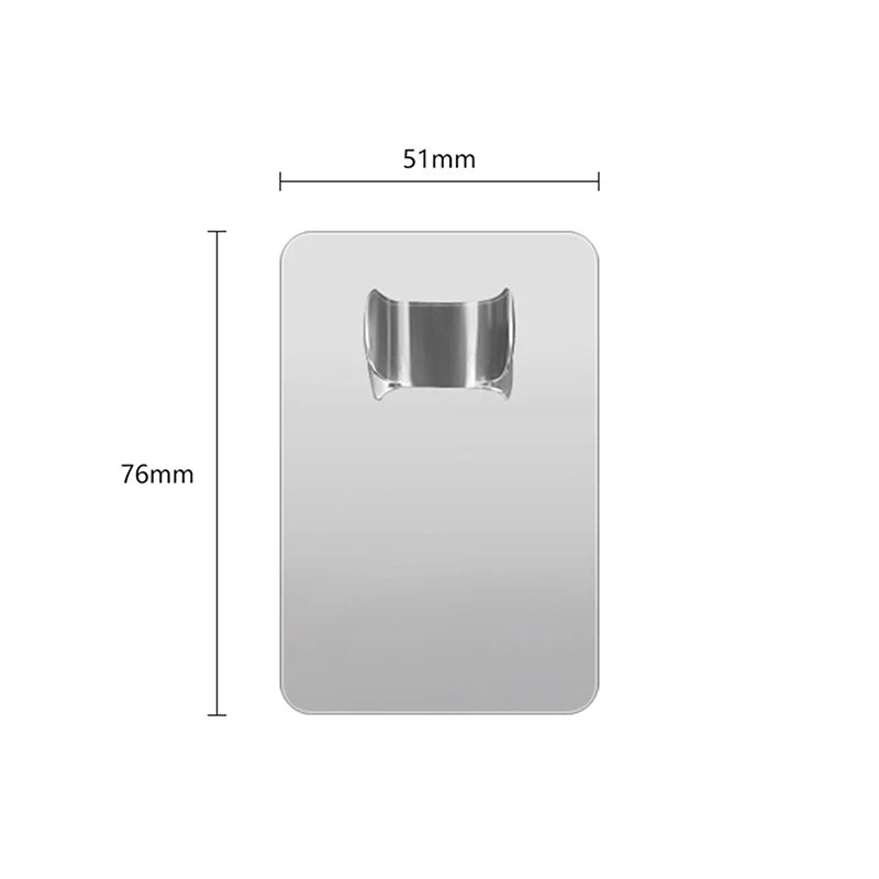 Stainless Steel Makeup Coloring Tray Palette Ring Base Cosmetic Stick Qme A5